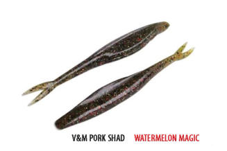 V&M Pork Shad Watermelon Magic